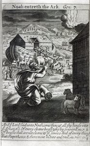Noah enters the Ark by English School